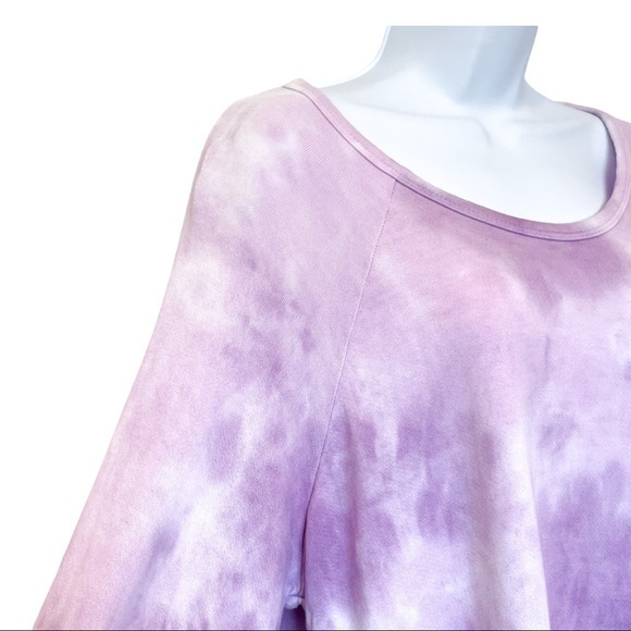 SUNDRY Tie Dye Long Sleeve Oversized Crewneck Sweatshirt - Size 3 / Large - Picture 7 of 8
